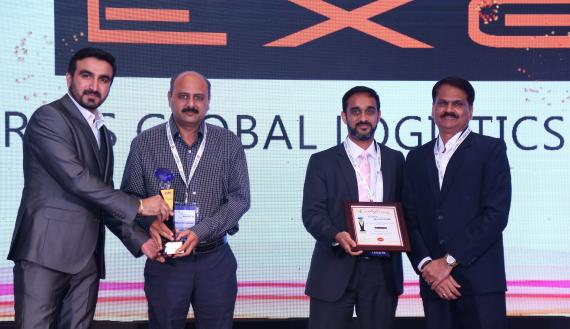 EXG Awarded 'Project Cargo Forwarder of the Year' at Gujarat Junction Awards 2018