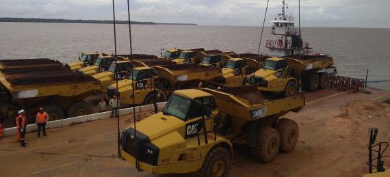 CTO do Brasil Ship 35 CAT Trucks & Excavators to South Africa