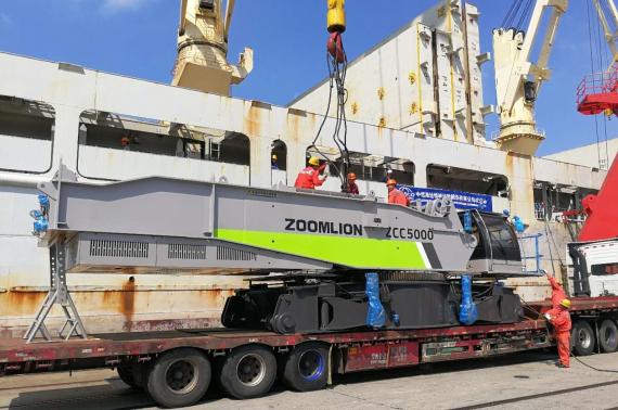 OLA Groups with Another Breakbulk Shipment of Crawler Crane