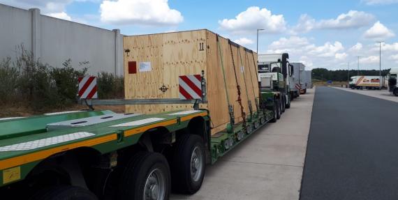 GRUBER Ships 4 Heavy Wooden Cases from Germany to India
