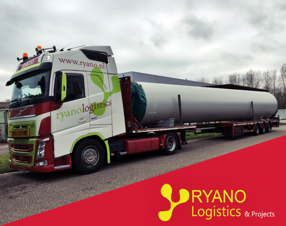 Ryano delivers Windmill Parts for Green Power