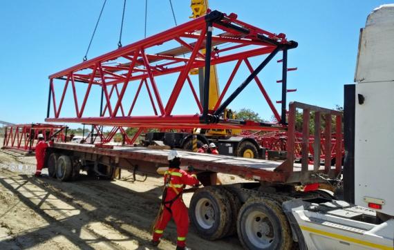 C Logistics Solutions Transport Mobile Crane from Dominican Republic to Haiti
