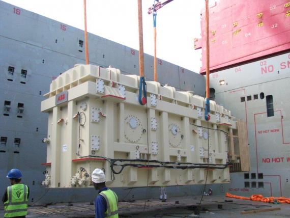 NATCO Complete Shipment of 346tn Transformer