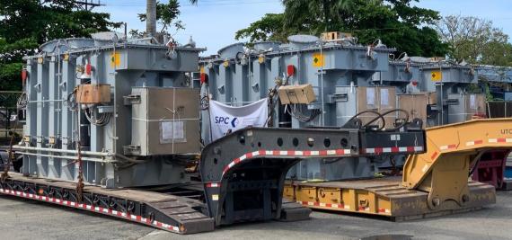 SPC Logistics with Delivery of 5 Transformers