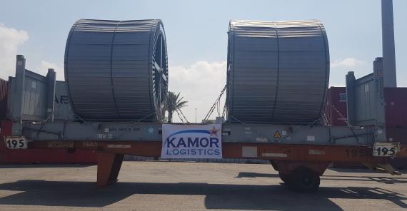 Kamor Logistics Delivers First Lot of High Voltage Cable Drums