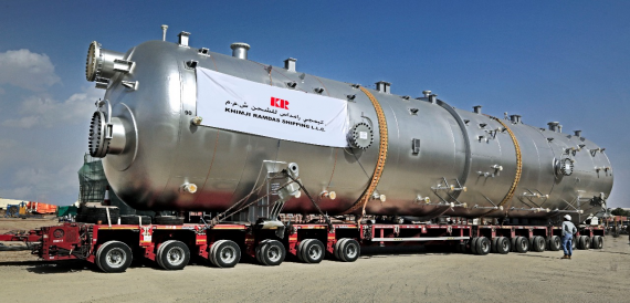 Khimji Ramdas Completes Haulage & Loading of Pressure Separators in Oman