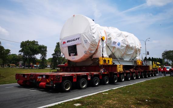 Megalift Report Successful Transportation of 2 Gas Turbines