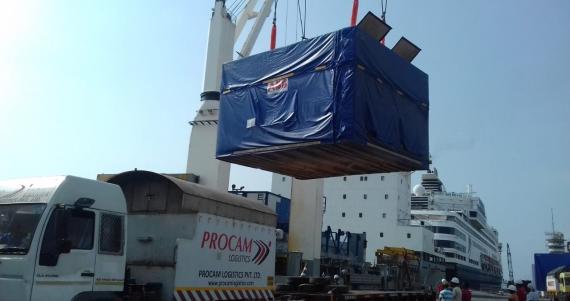 Procam Logistics Moves 12 Units of 70.6tn Stators & Rotors