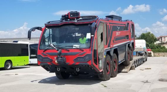 BATI Ships Fire Fighting Vehicles from Turkey to the Maldives
