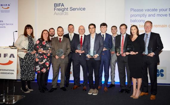 Brunel are Winners of the 'Extra Mile' Category at the BIFA Freight Service Awards!
