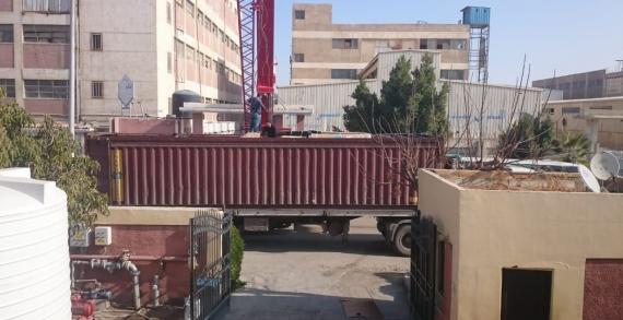 MGL Cargo Services Handle Production Line in Egypt