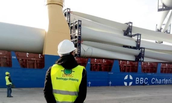 BSMG Deliver Wind Energy Cargo in Mauritania