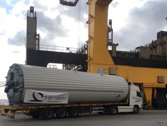 Origin Logistics Handle Oversized Tanks from Turkey to Qatar