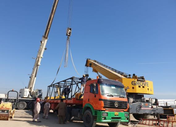 Al Bader Kuwait with Efficient Shipping of Crawler Cranes