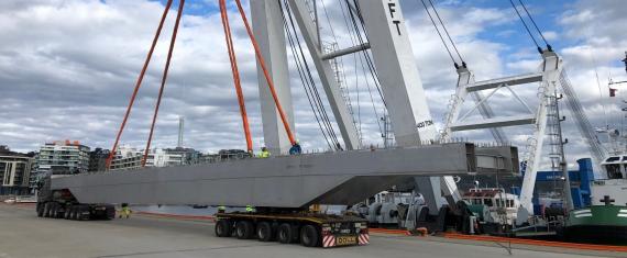 Gebrüder Weiss Handles Delivery of Huge Steel Bridge