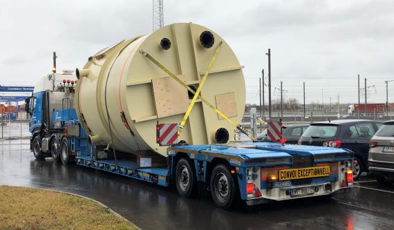 Gebrüder Weiss Transports Complete Concrete Production Line