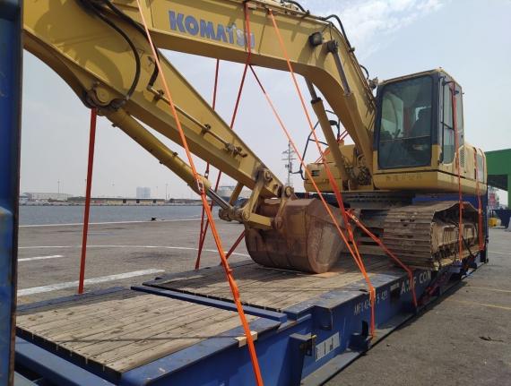 Polaris Shipping Agencies Handles Return of Construction Equipment to China