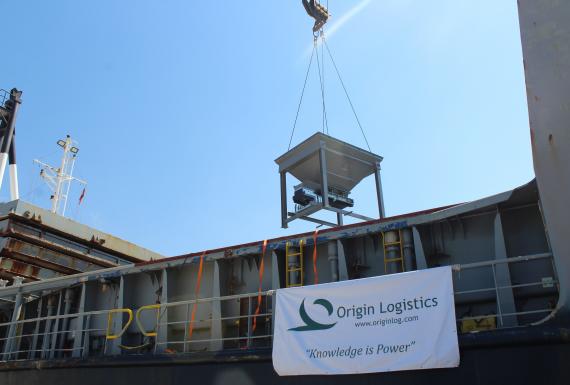 Origin Logistics Handles Charter for Asphalt Machinery