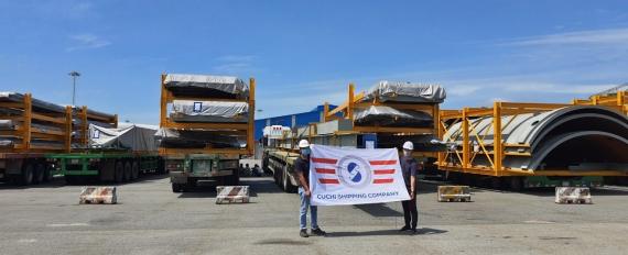 Cuchi Vietnam Handle Transport of OOG Steel Structures