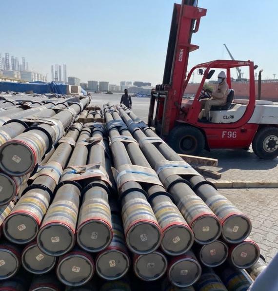 Polaris Shipping Agencies with Delivery of 750mt of Tubing