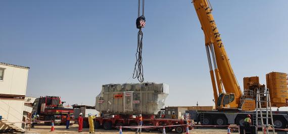 Masstrans Freight Deliver for Power Project in the UAE