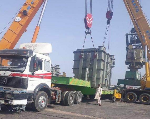 Star Shipping Pakistan Delivers Transformers to Kabul