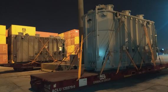 Origin Logistics with Shipping of Two Power Transformers