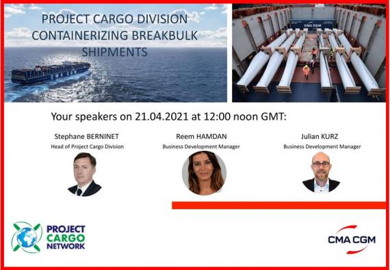 PCN Arrange Exclusive Webinar with CMA CGM Project Cargo Division