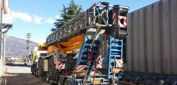 Livo Logistics Handles Mobile Cranes from Italy to North Africa