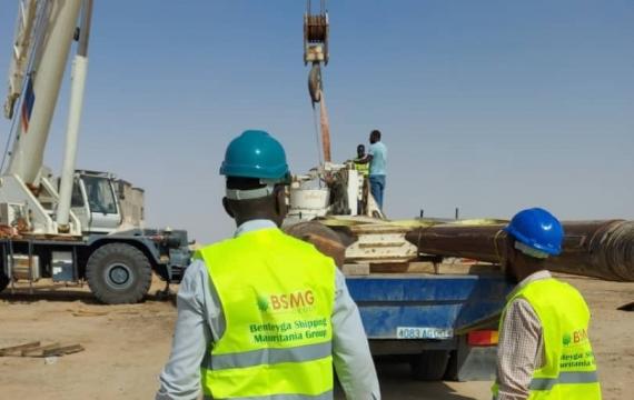 BSMG Handle Cargo at the Port of Nouadhibou