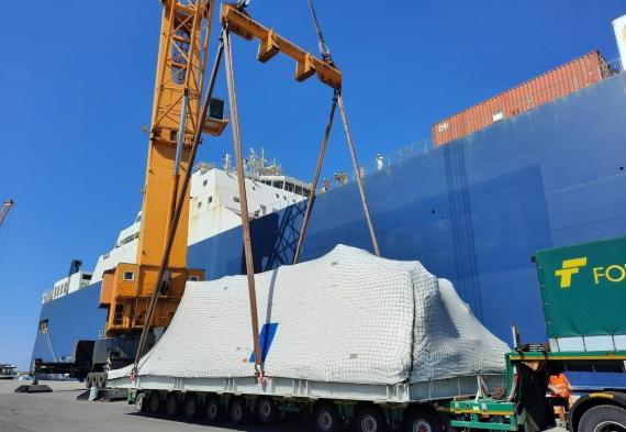 Wilhelmsen UAE Handle Static Shipments via RORO