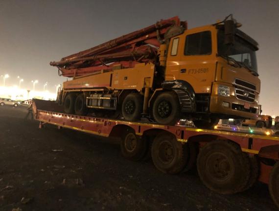 JSL Qatar & WSS UAE Handle Shipment of Construction Vehicles