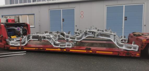 Livo Logistics Deliver Railway Bogies