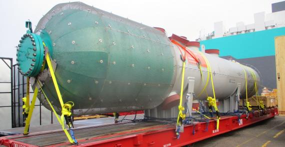 Heavy & Oversized Boilers Moved by Livo Logistics