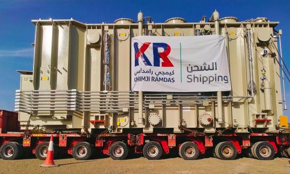 Khimji Ramdas Oman with Heavy Lift Movement of Transformer