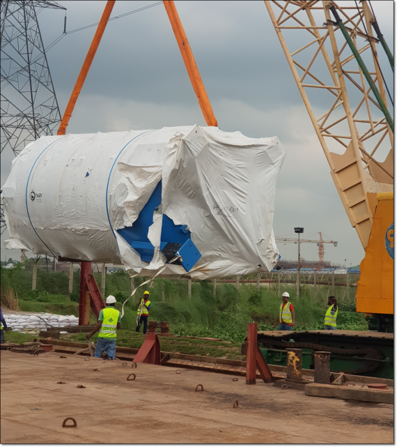 Conveyor Logistics Complete Movement of Pressure Vessels