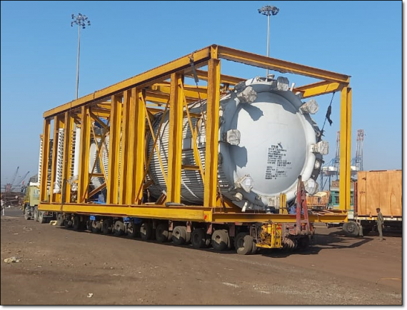 EXG Execute Movement of Boiler Assembly Across 1600 KM
