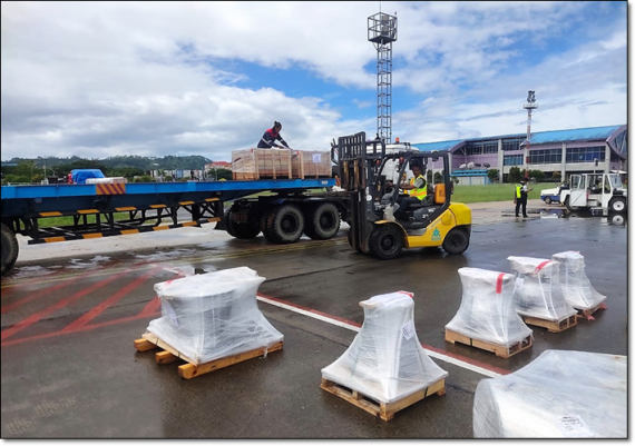 Royal Logistics Handle Air Cargo for Tangguh Expansion Project