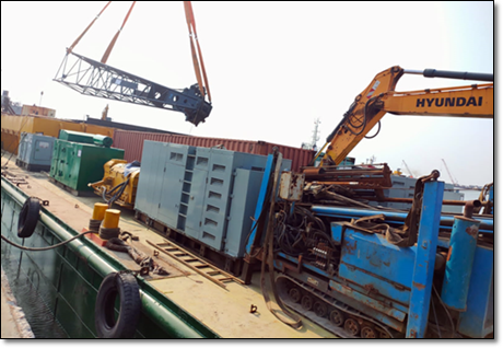 Wilhelmsen UAE Handle Breakbulk Shipment of Construction Equipment