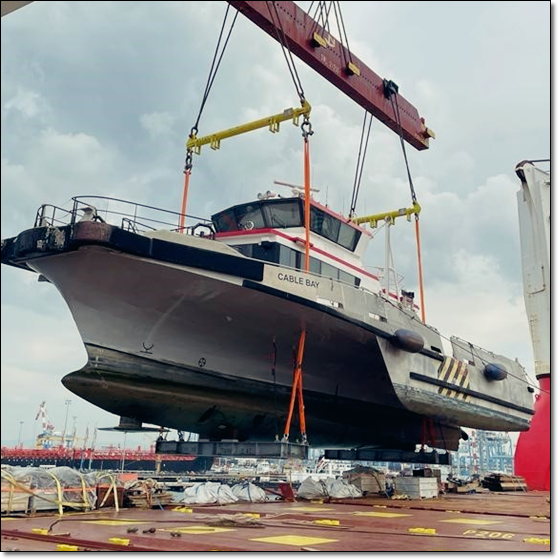 Kamor Logistics Transport a Trimaran to Taiwan