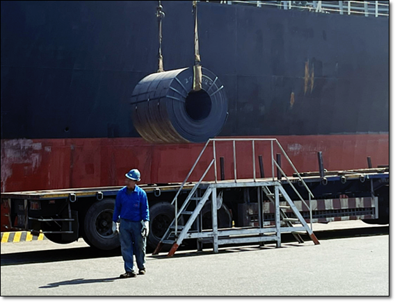 EZ Link Transport Steel Coils via Breakbulk to Malaysia