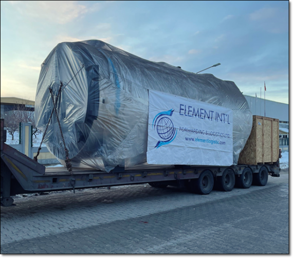 Element Logistics Deliver Steam Systems to Uzbekistan