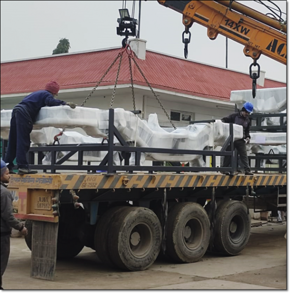 KGE Logistics Transport Bogies from India to Kazakhstan