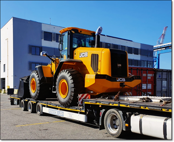 Alphatrans Perform Delivery of JCB Wheel Loaders to Ukraine