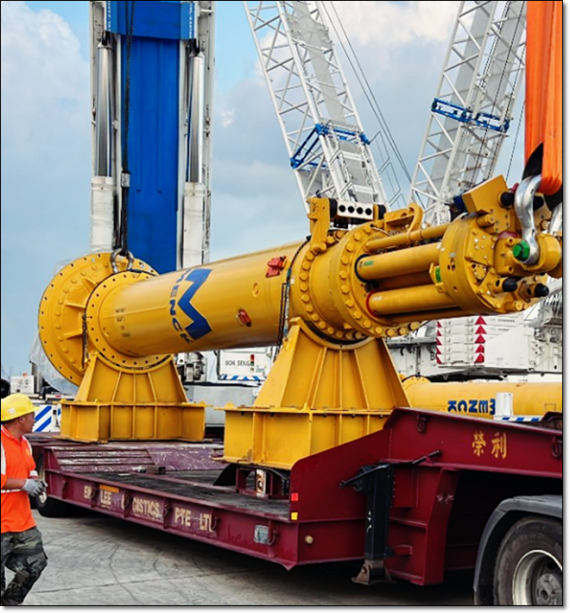 Go Gauge Projects Transport 95-Ton Hammers to Saudi Arabia