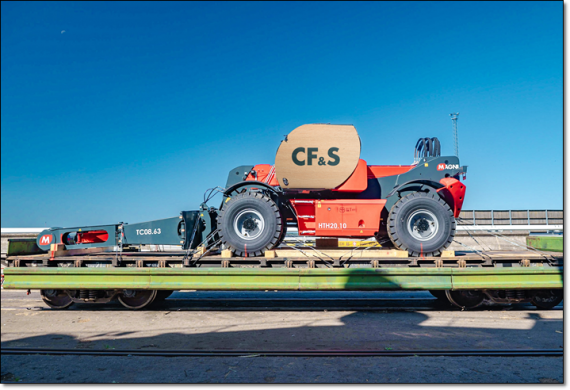 CF&S Deliver Unique Tyre Handler to Tashkent in Uzbekistan