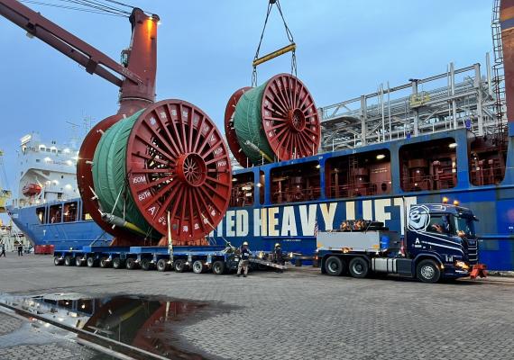 Tera Projects & Shipping Handle Transport of Huge Pipeline Reels