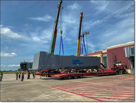 Megalift Delivers Airport Boarding Bridges in Kedah
