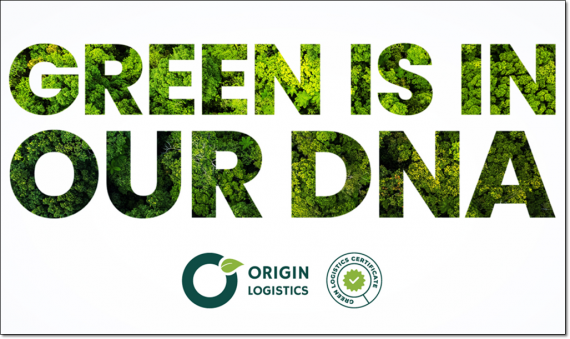 Origin Logistics Awarded Green Logistics Certificate
