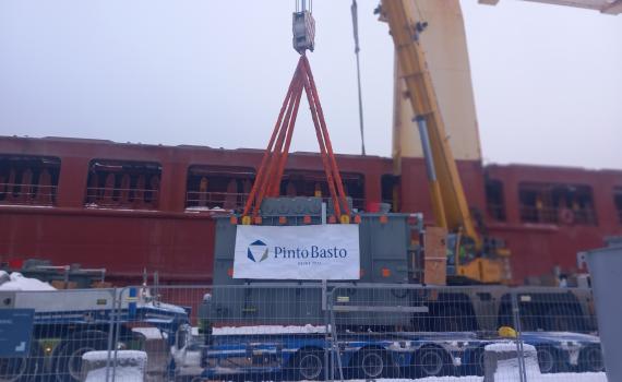 Pinto Basto Handle Transport of Six Transformers